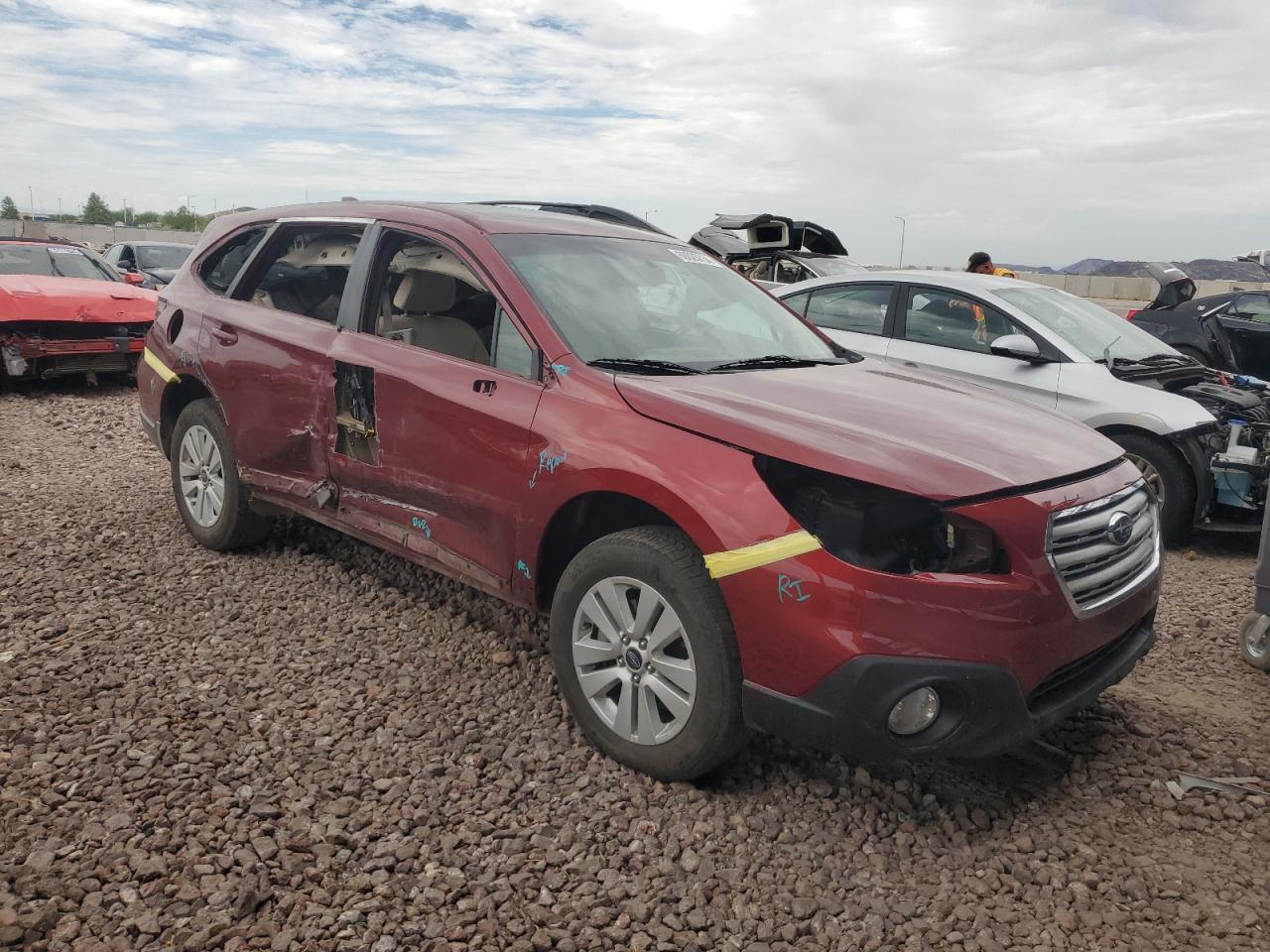 2017 Subaru Outback 2.5I Premium vin: 4S4BSADC5H3200780