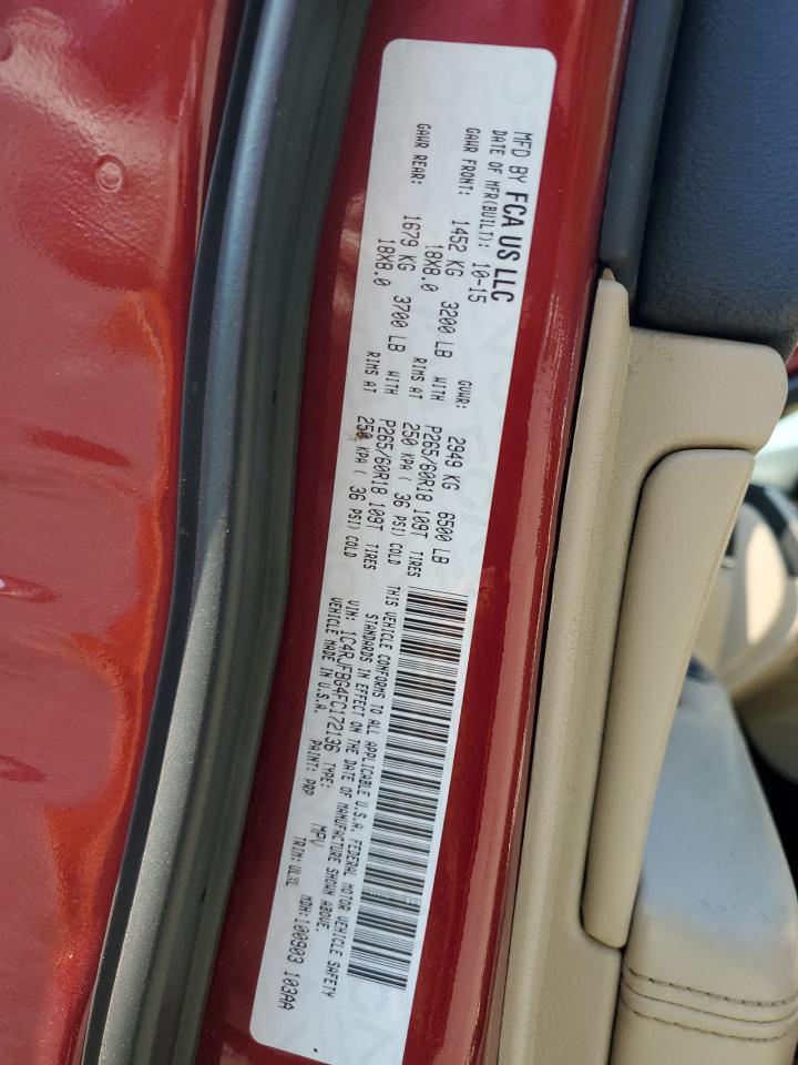 1C4RJFBG4FC172136 2015 Jeep Grand Cherokee Limited