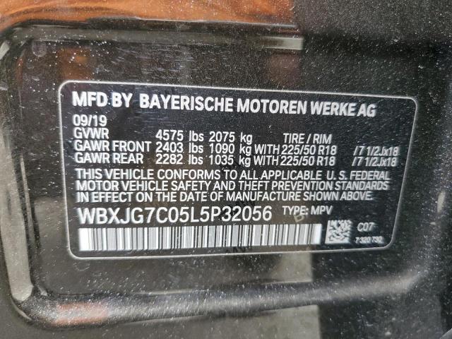 2020 BMW X1 Sdrive28I VIN: WBXJG7C05L5P32056 Lot: 57977424