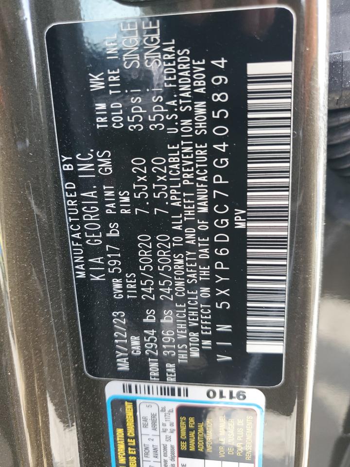 5XYP6DGC7PG405894 2023 Kia Telluride S