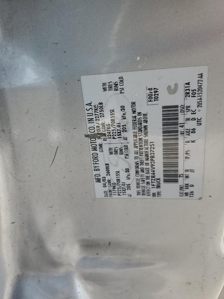 1FTZR44V93PB37251 2003 Ford Ranger Super Cab