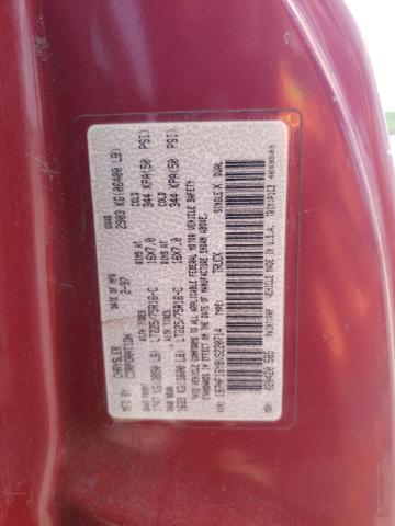 1997 Dodge Ram 1500 VIN: 1B7HF16Y8VS220714 Lot: 58305614