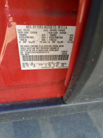 2002 Ford Escape Xlt VIN: 1FMYU03182KD67212 Lot: 55866434