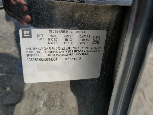 2013 Cadillac Ats Luxury VIN: 1G6AB5RA5D0143641 Lot: 58581924