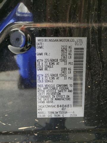 5N1AT2MV6HC840481 2017 NISSAN ROGUE - Image 13