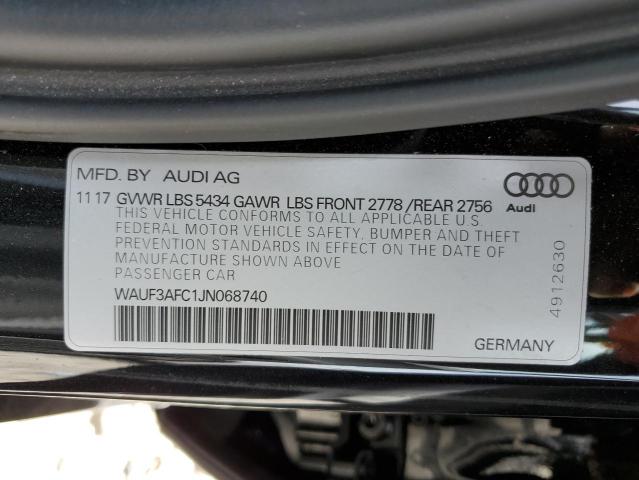 2018 Audi A6 Premium VIN: WAUF3AFC1JN068740 Lot: 59635144