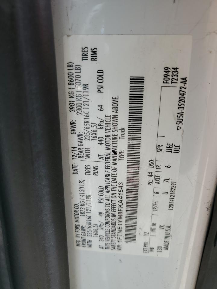 1FTNE1YM8FKA41543 2015 Ford Transit T-150