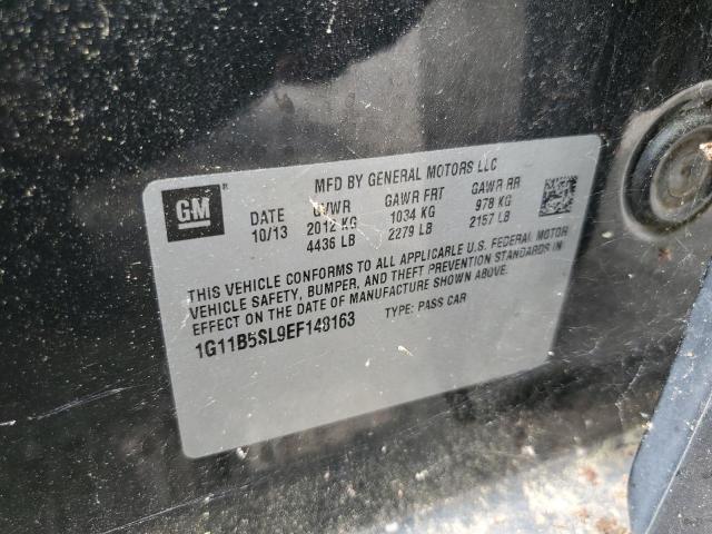 2014 Chevrolet Malibu Ls VIN: 1G11B5SL9EF148163 Lot: 60472274