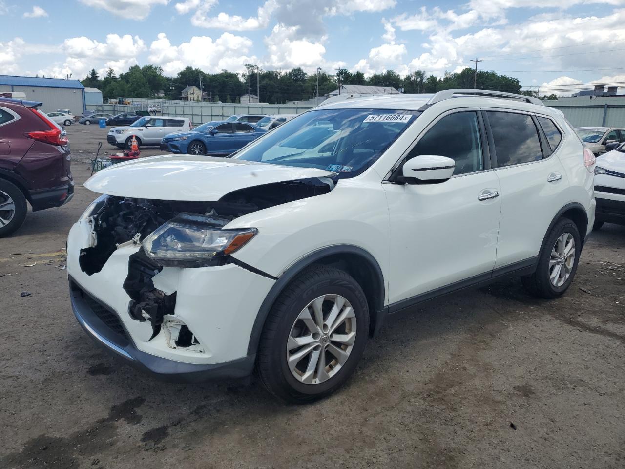 KNMAT2MV3GP714302 2016 Nissan Rogue S