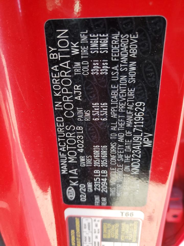 KNDJ23AU9L7119629 2020 Kia Soul Lx