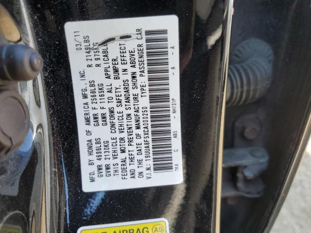 2012 Acura Tl VIN: 19UUA8F5XCA000250 Lot: 59946534