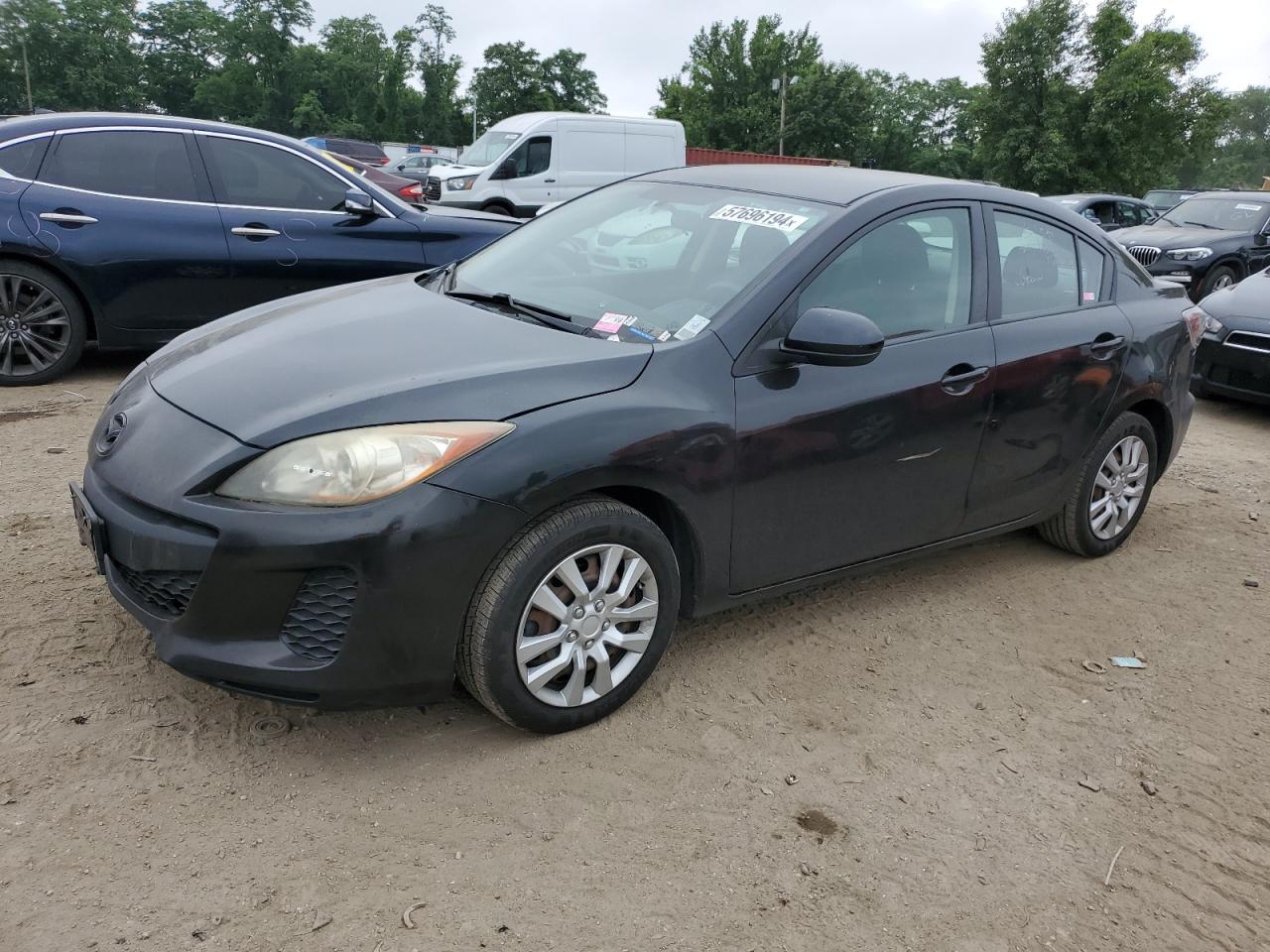 2012 Mazda 3 I vin: JM1BL1UG7C1509448