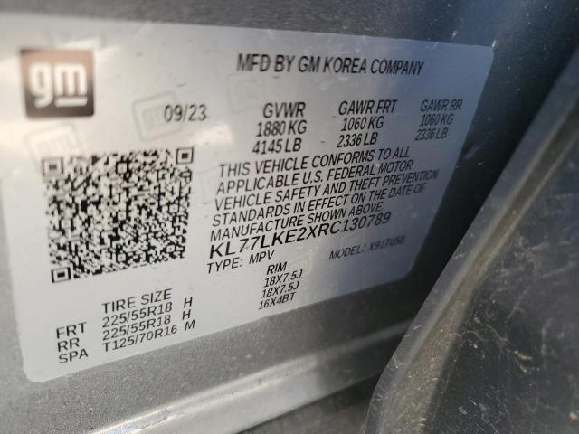 2024 Chevrolet Trax Activ VIN: KL77LKE2XRC130789 Lot: 58225484