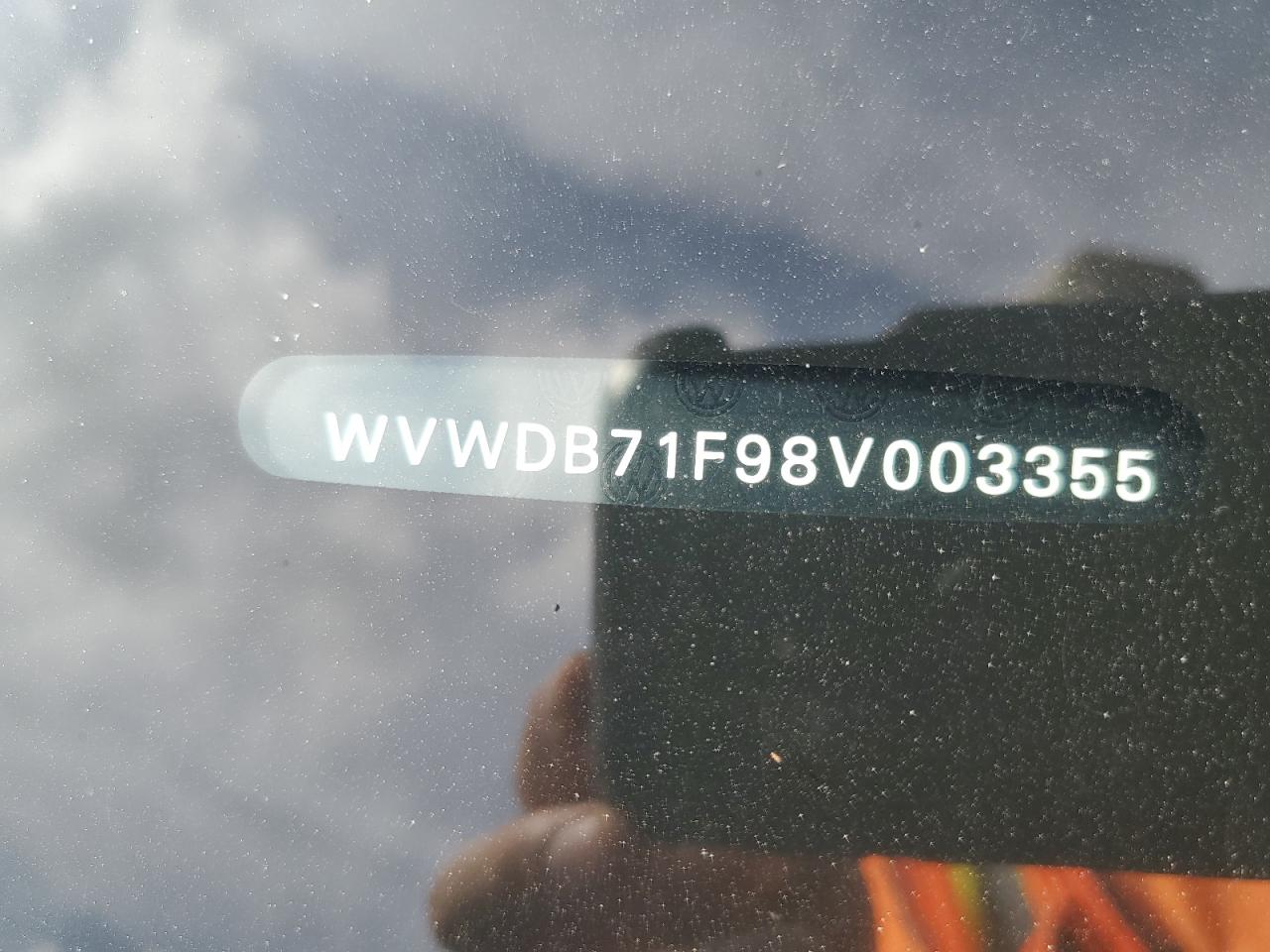 WVWDB71F98V003355 2008 Volkswagen Eos Vr6