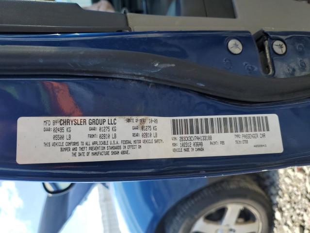 2010 Dodge Charger Sxt VIN: 2B3CK3CV7AH133188 Lot: 59162684