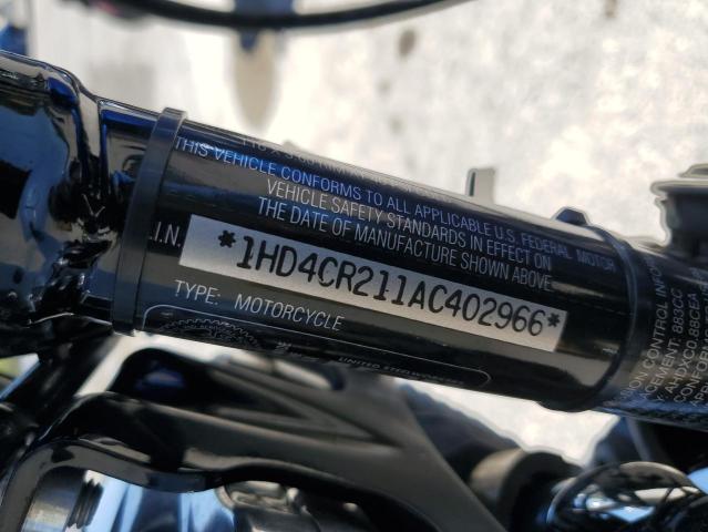 2010 HARLEY-DAVIDSON XL883 L 1HD4CR211AC402966