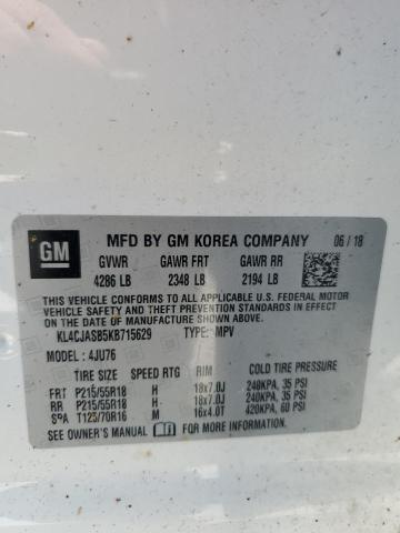 2019 Buick Encore Preferred VIN: KL4CJASB5KB715629 Lot: 58676544