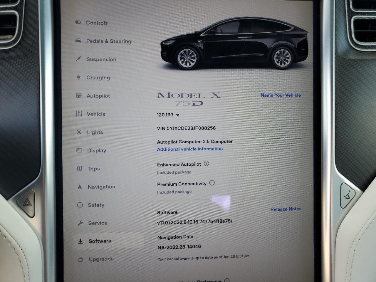 5YJXCDE28JF088256 2018 Tesla Model X