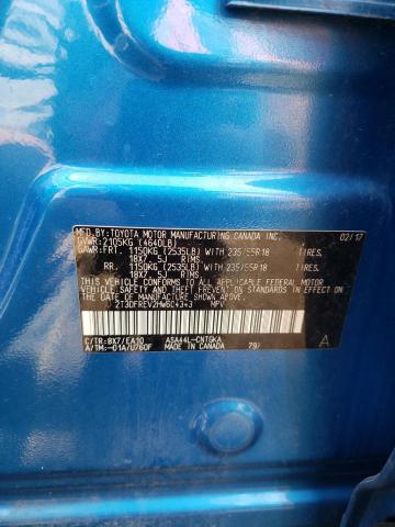 2017 Toyota Rav4 Limited VIN: 2T3DFREV2HW604343 Lot: 57908154