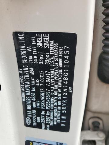 5XYKT3A14BG110457 2011 Kia Sorento Base