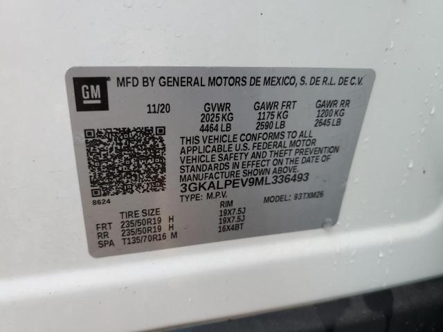 2021 GMC Terrain Slt VIN: 3GKALPEV9ML336493 Lot: 60167164