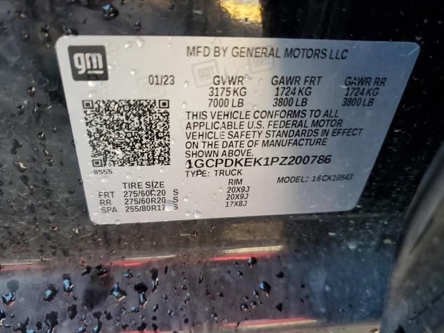2023 CHEVROLET 1500 SILVE - 1GCPDKEK1PZ200786