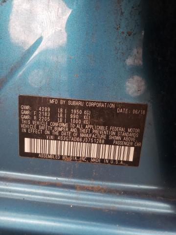 2018 Subaru Impreza Premium Plus VIN: 4S3GTAD66J3751288 Lot: 59898114