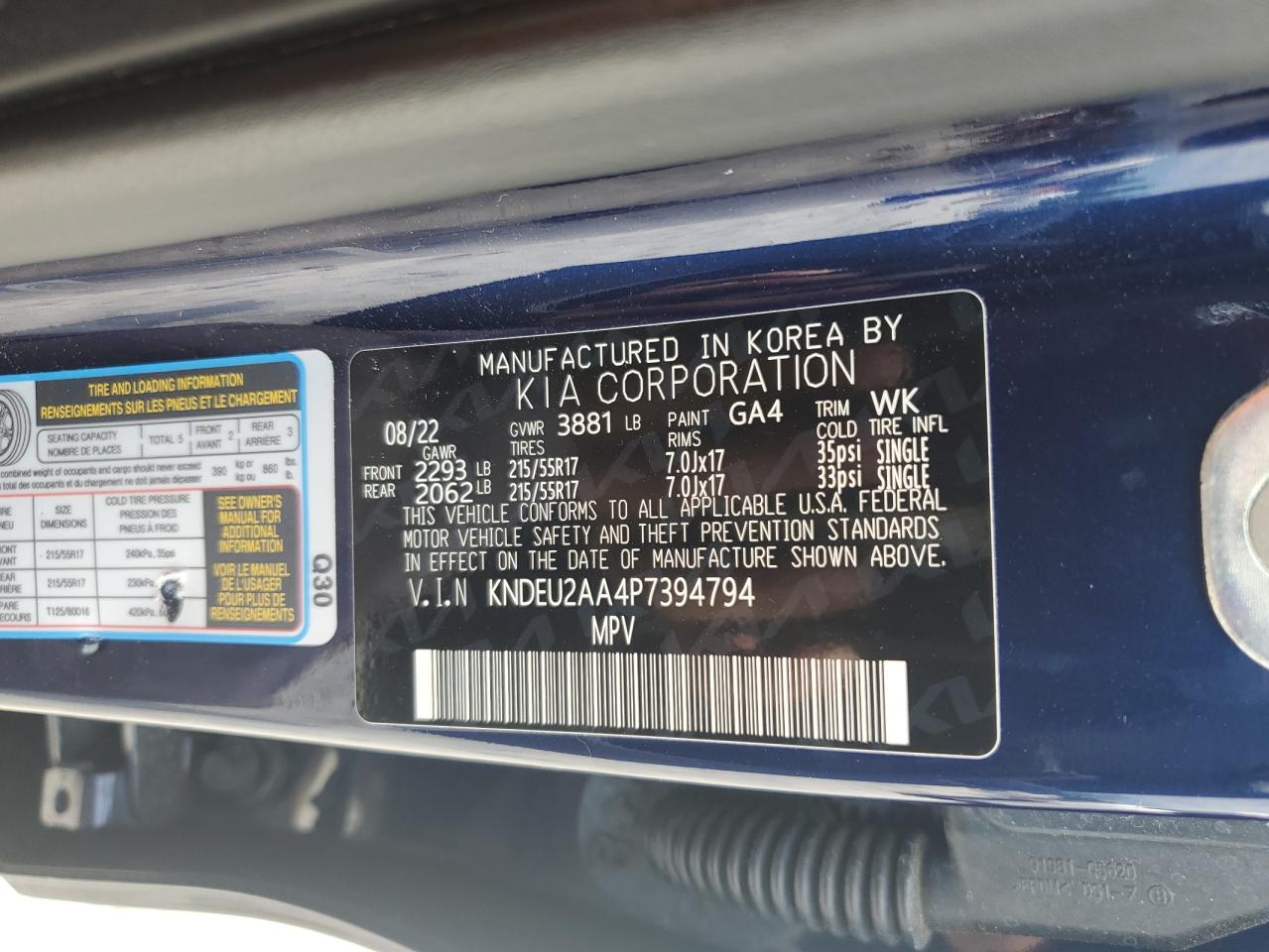 KNDEU2AA4P7394794 2023 Kia Seltos S