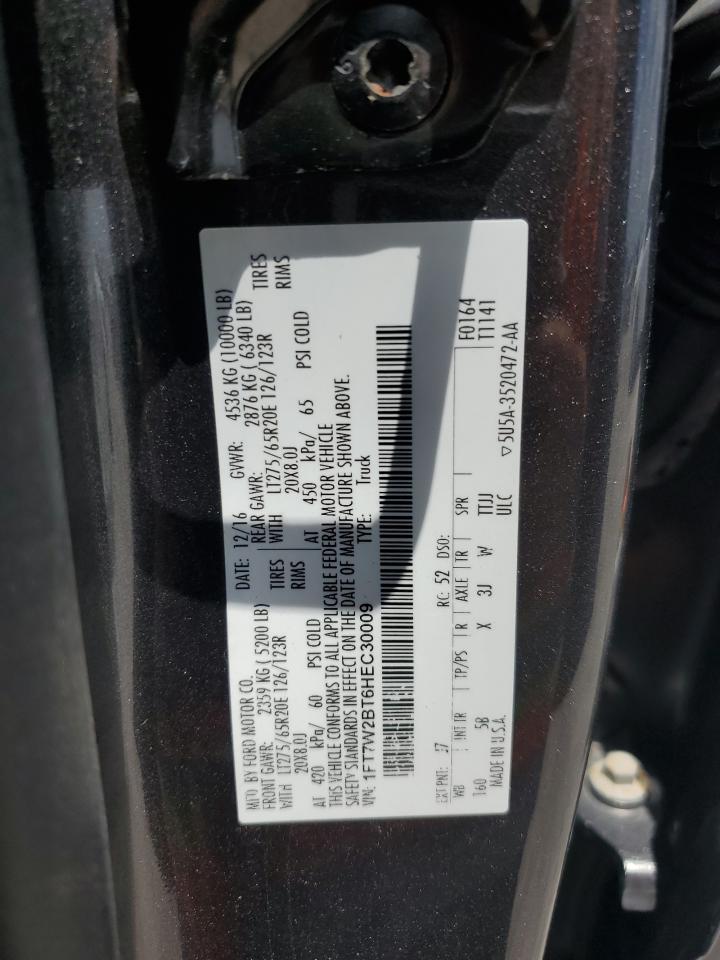 1FT7W2BT6HEC30009 2017 Ford F250 Super Duty