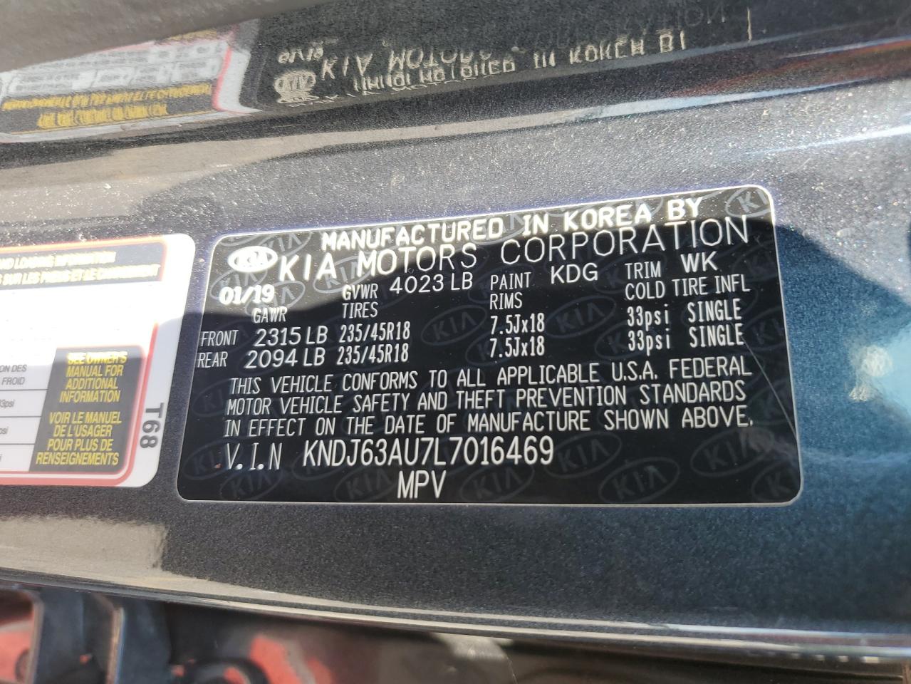 KNDJ63AU7L7016469 2020 Kia Soul Gt Line