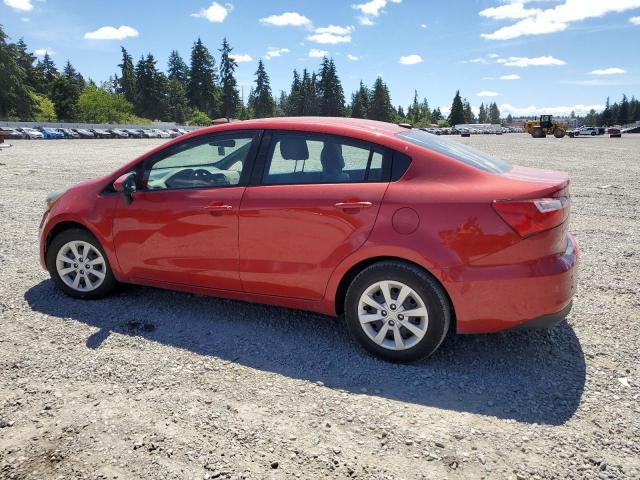 KIA RIO LX 2017 red  gas KNADM4A38H6050124 photo #3