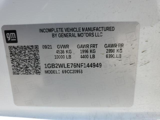 2022 Chevrolet Silverado C2500 Heavy Duty VIN: 1GB2WLE76NF144949 Lot: 59376714