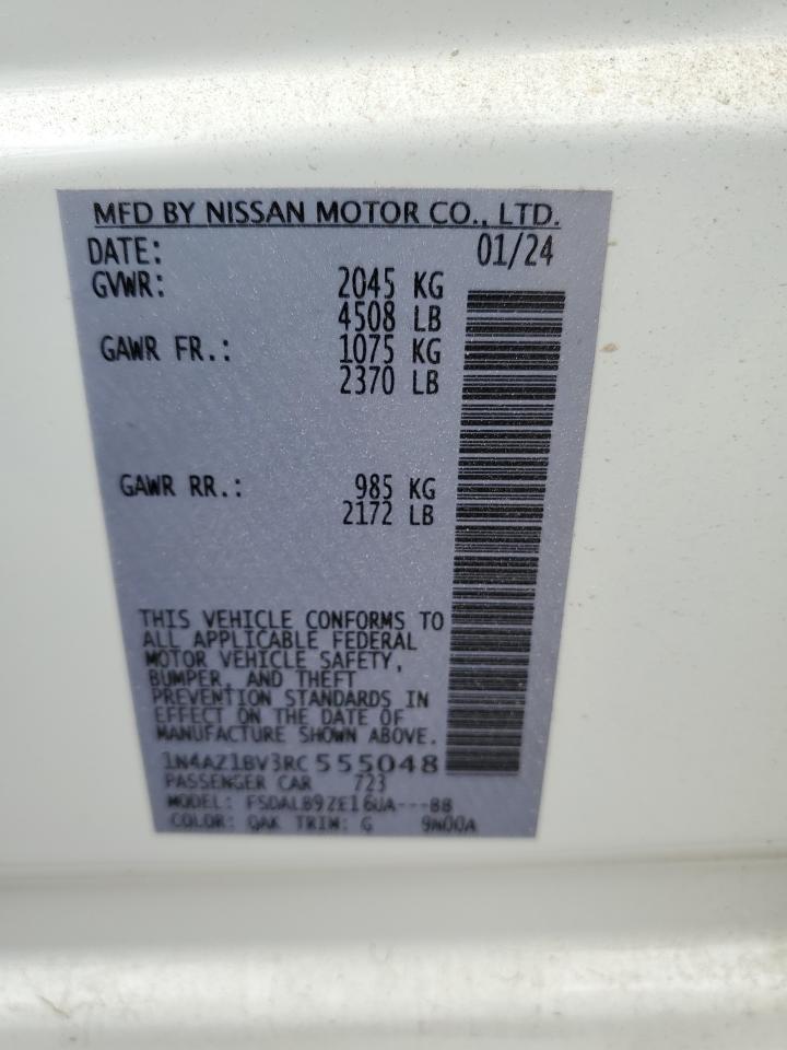 1N4AZ1BV3RC555048 2024 Nissan Leaf S