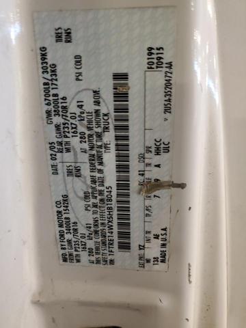 2005 Ford Econoline E150 Van VIN: 1FTRE14WX5HB18045 Lot: 59537424