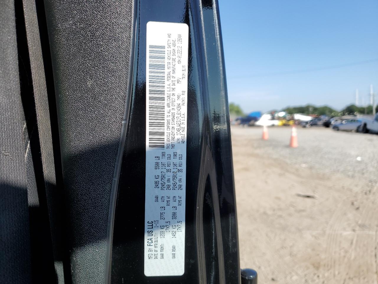 1C4BJWEG1FL614304 2015 Jeep Wrangler Unlimited Sahara