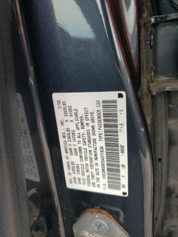 2005 Honda Accord Ex VIN: 1HGCM66805A071834 Lot: 55795304
