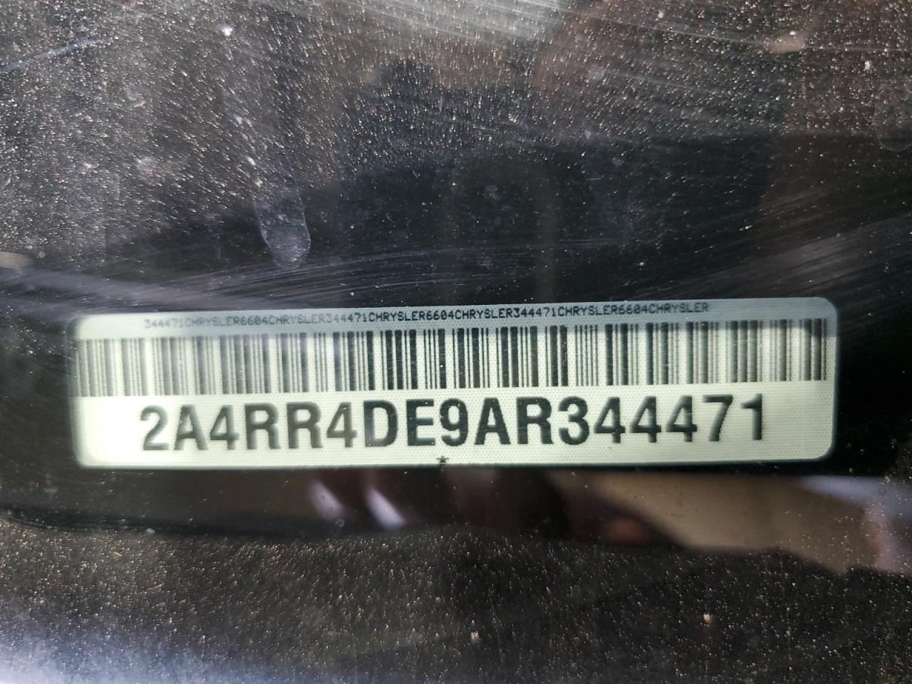 2A4RR4DE9AR344471 2010 Chrysler Town & Country Lx