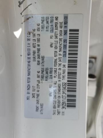 2018 Mazda 3 Touring VIN: 3MZBN1V37JM184092 Lot: 59541604