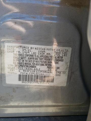 2021 Nissan Kicks Sv VIN: 3N1CP5CV7ML545024 Lot: 59305794