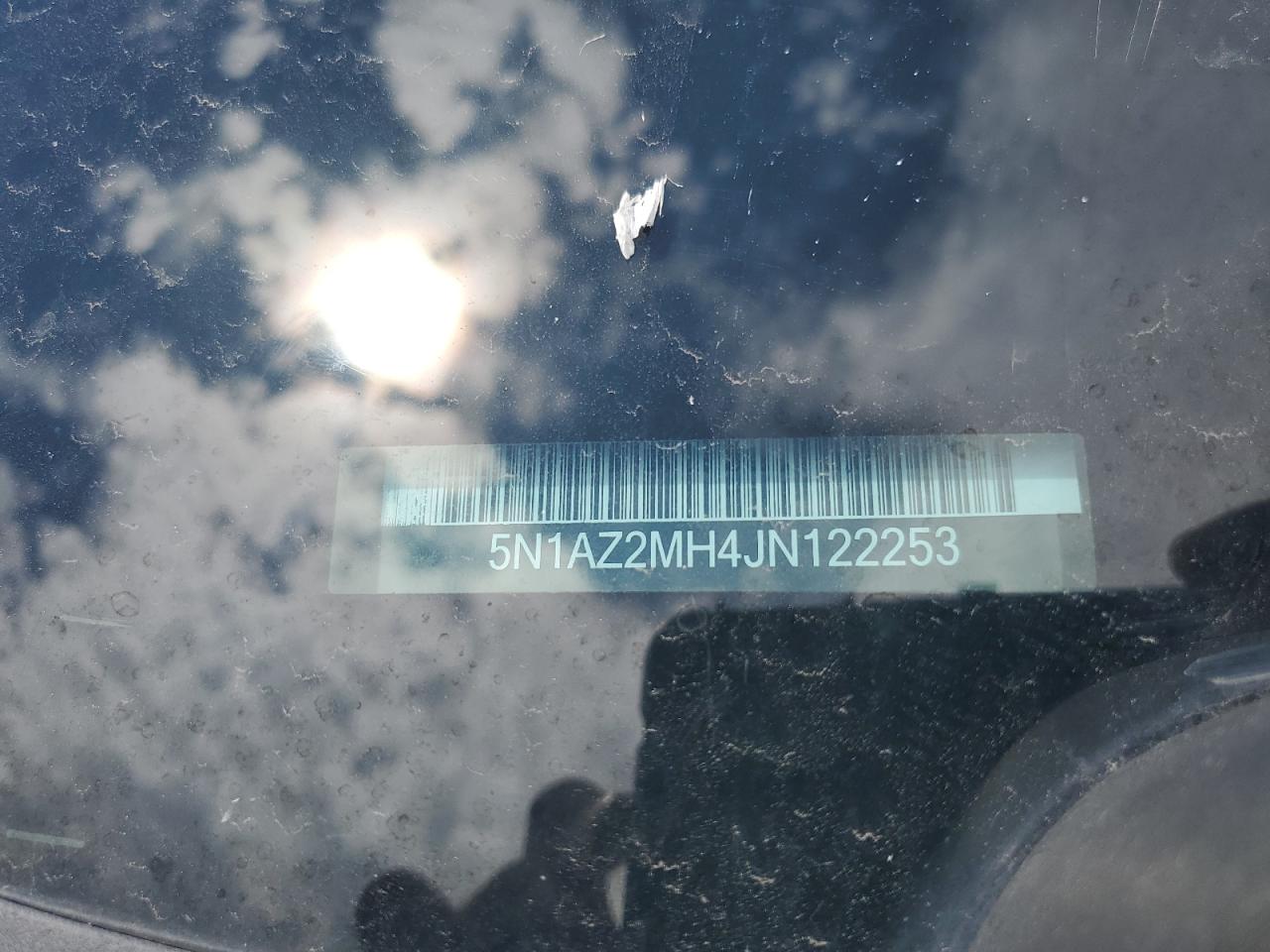 5N1AZ2MH4JN122253 2018 Nissan Murano S