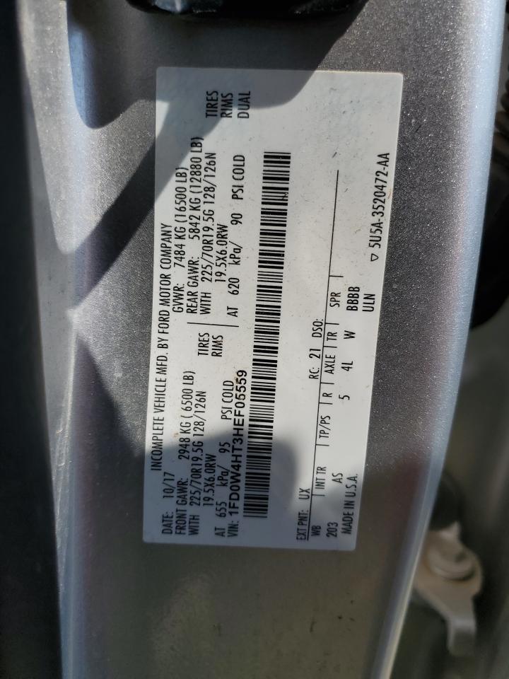 1FD0W4HT3HEF05559 2017 Ford F450 Super Duty