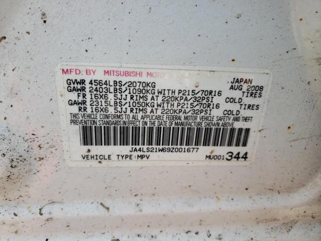 2009 Mitsubishi Outlander Es VIN: JA4LS21W69Z001677 Lot: 59621314