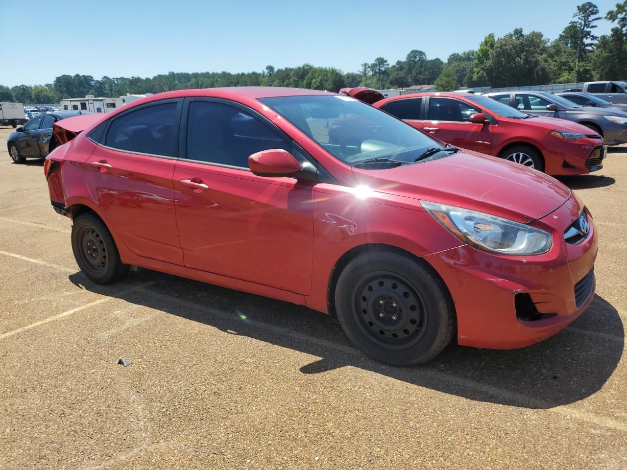 KMHCT4AE7DU464242 2013 Hyundai Accent Gls