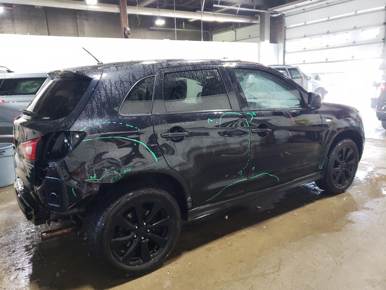 2015 Mitsubishi Outlander Sport Es vin: 4A4AR3AW9FE051483