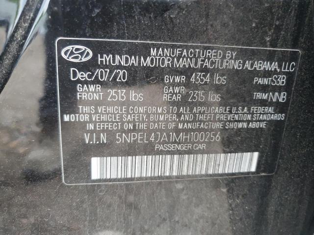 2021 Hyundai Sonata Sel VIN: 5NPEL4JA1MH100256 Lot: 60114604