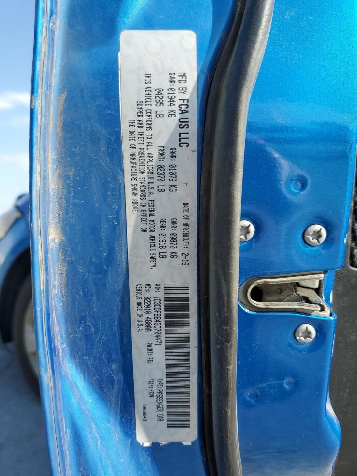 1C3CDFBB4GD704471 2016 Dodge Dart Sxt