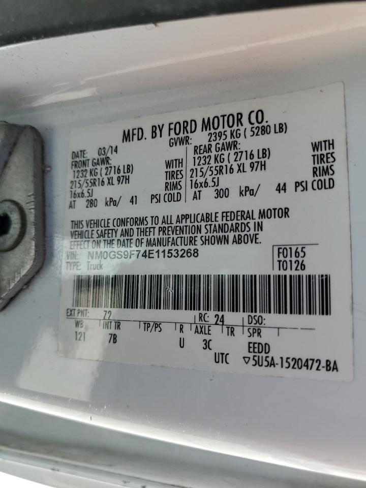 NM0GS9F74E1153268 2014 Ford Transit Connect Xlt