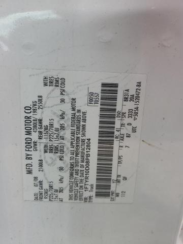 2008 Ford Ranger VIN: 1FTYR10D08PB12804 Lot: 59838914