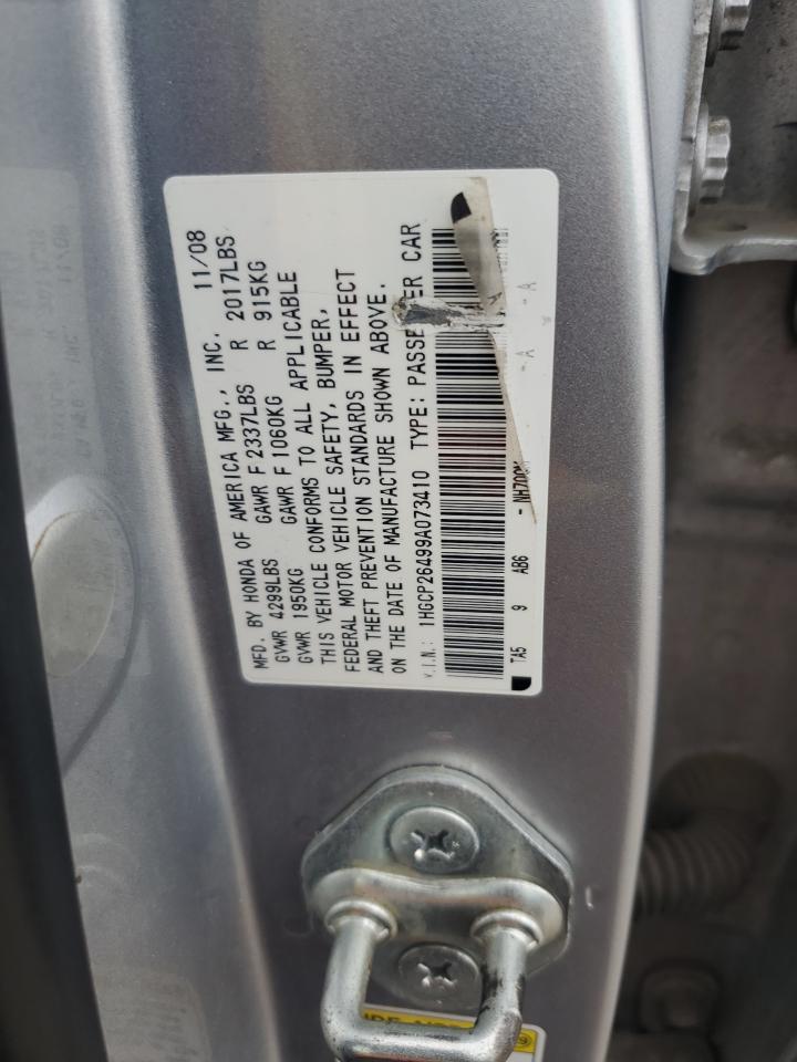 1HGCP26499A073410 2009 Honda Accord Lxp