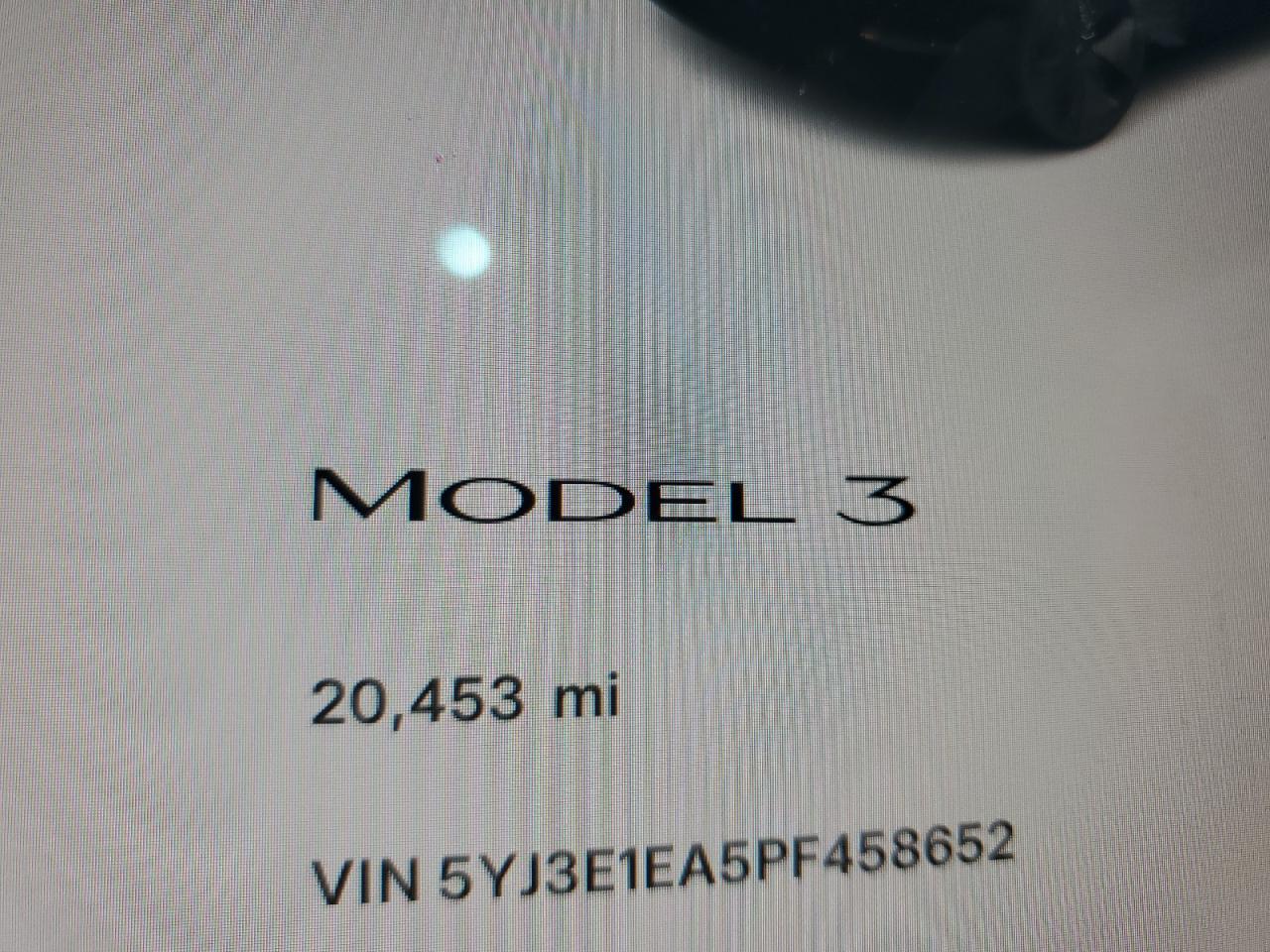 5YJ3E1EA5PF458652 2023 Tesla Model 3